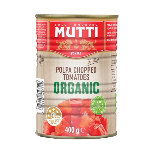 MUTTI POLPA CHOPPED ORGANIC 400G