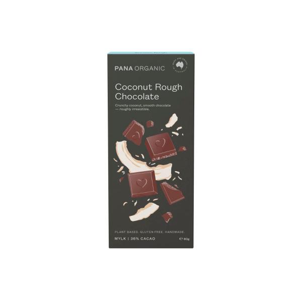 PANA ORGANIC MYLK COCONUT ROUGH CHOCOLATE 80G:80 GRAM