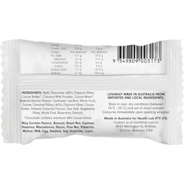 Health Lab Mylk Chocolate Gooey Caramel Filled Diamonds 2 pack