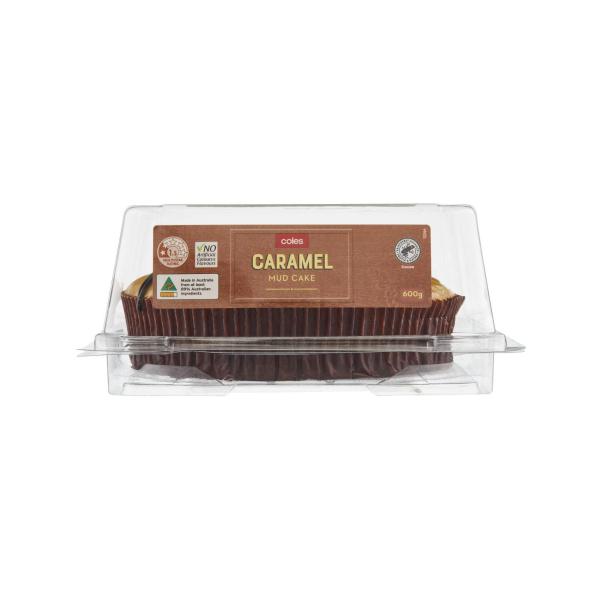 COLES CARAMEL MUD CAKE