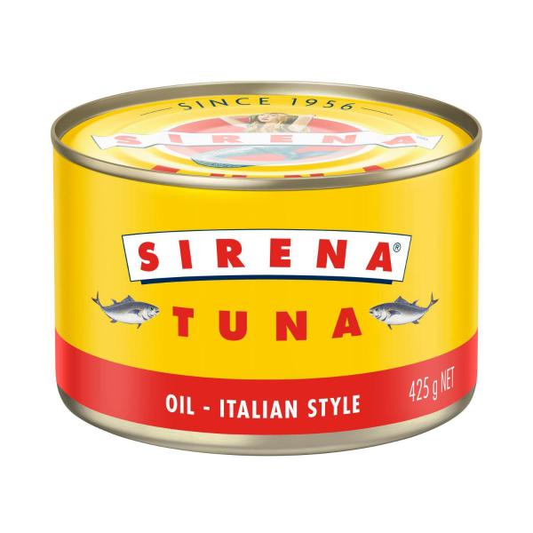 SIRENA TUNA IN OIL ITALIAN STYLE:.:425 GRAM
