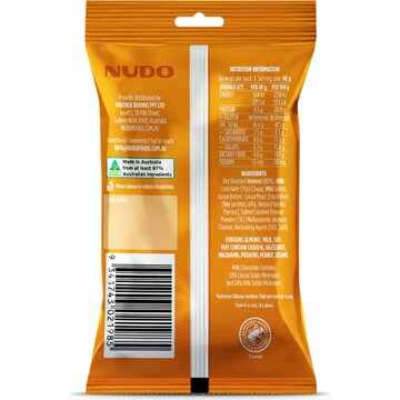 Nudo Lightly Dipped Almonds Salted Caramel Dusted Milk Chocolate 40g