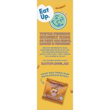 Messy Monkeys Corn Puffs Cheese 102g