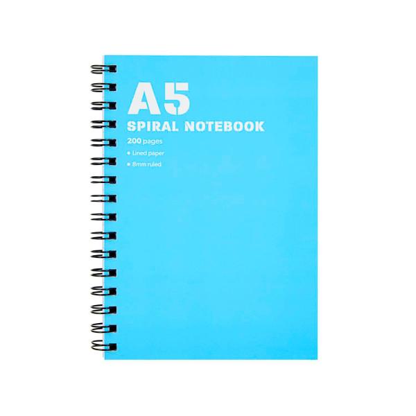 COLES A5 SPIRAL NOTEBOOK 200 PAGE