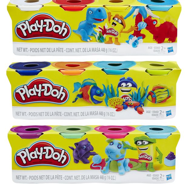 Play-Doh 4 Pack Classic Assorted