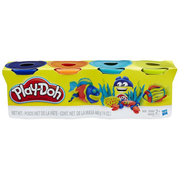 Play-Doh 4 Pack Classic Assorted