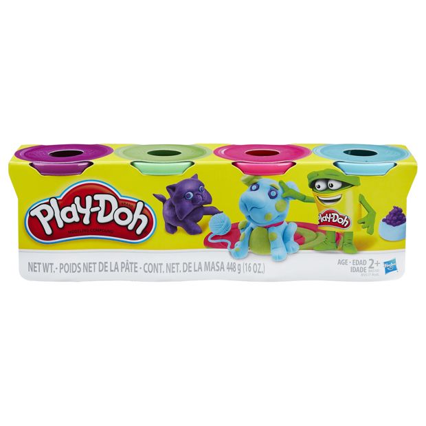 Play-Doh 4 Pack Classic Assorted