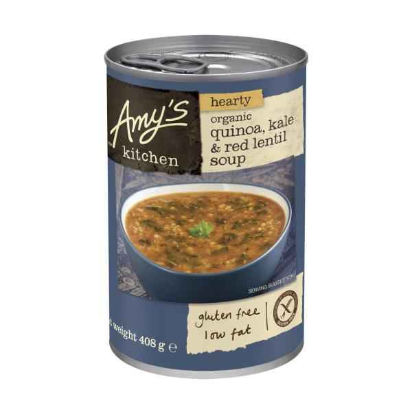 Organic Quinoa Kale & Red Lentil Soup