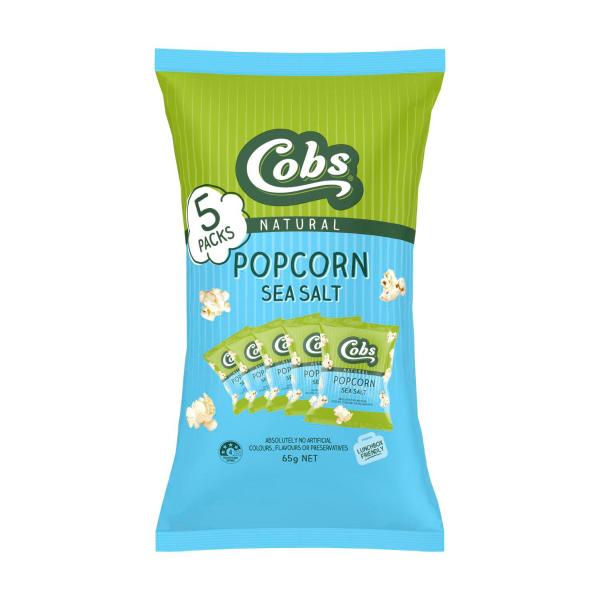 COBS POPCORN SEA SALT 5 PACK