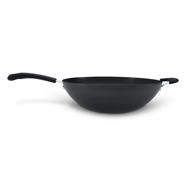 Carbon Steel Wok, 34cm - Anko