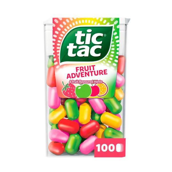 TIC TAC T100:FRUIT MINTS:.:49 GRAM