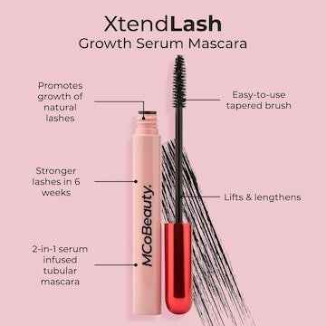 MCoBeauty Xtend Lash Growth Serum Mascara Black 7mL