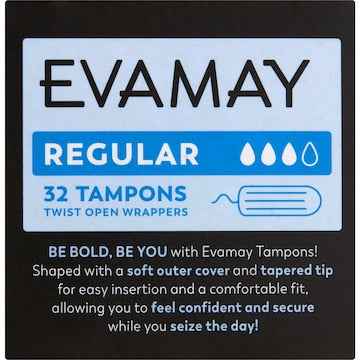 Evamay Regular Tampons 32 pack