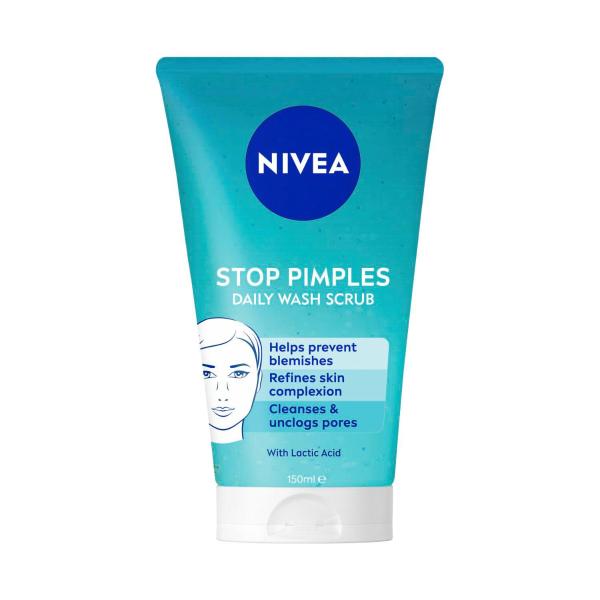 NIVEA DAILY ESSENTIALS WASH SCRUB ANTI BLEMISH 150ML