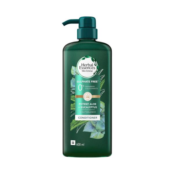 HERBAL ESSENCES CONDITIONER SCALP BALANCE POTENT ALOE + EUCALYPTUS 600ML