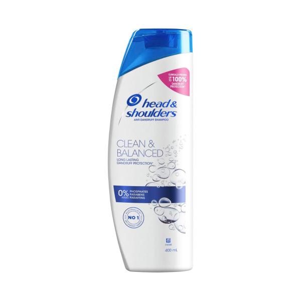 HEAD AND SHOULDERS ANTI-DANDRUFF SHAMPOO CLEAN & BALANCED 400ML