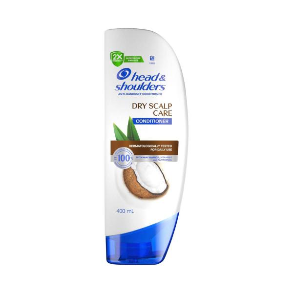 HEAD AND SHOULDERS ANTI-DANDRUFF CONDITIONER DRY SCALP CARE 400ML