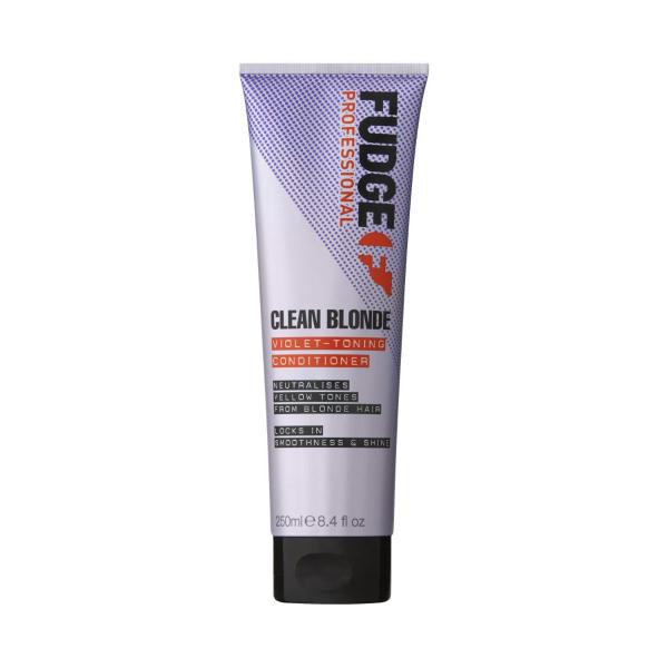 FUDGE PROFESSIONAL CLEAN BLONDE VIOLET PURPLE TONING CONDITIONER 250ML
