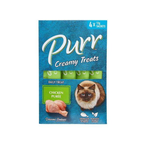 Cat Treat Chicken Creamy Treat 4X12G