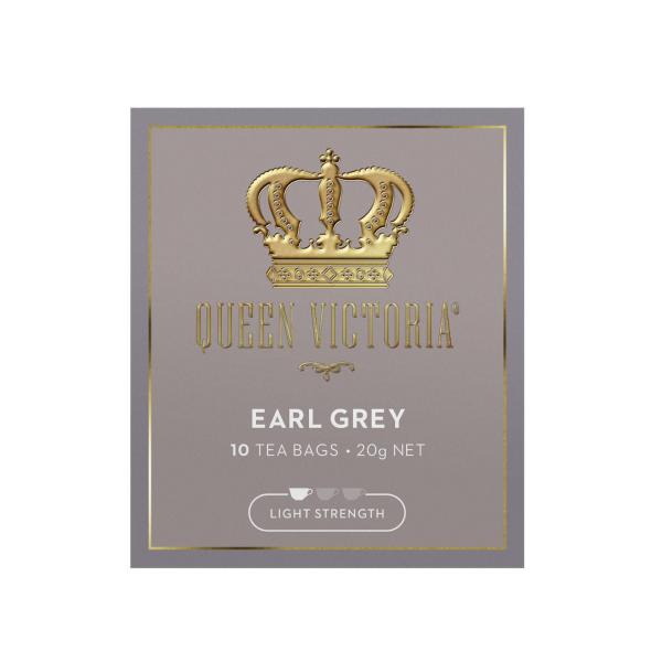 QUEEN VICTORIA EARL GREY TEA BAGS 10 PACK