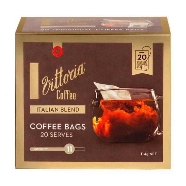 VITTORIA ITALIAN BLEND COFFEE BAG 20 PACK