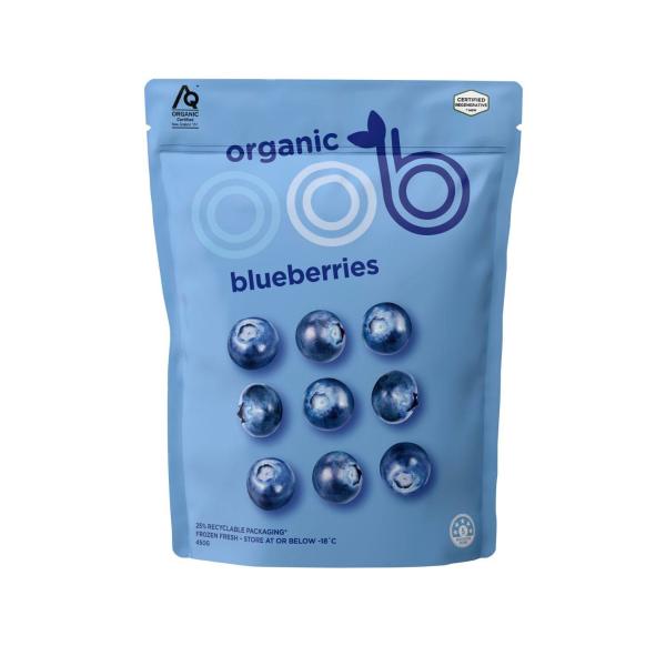 OOB ORGANIC FROZEN BLUEBERRIES 300G