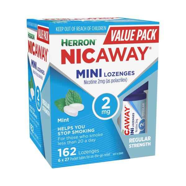 HERRON NICAWAY MINI LOZENGES 2MG 162PK