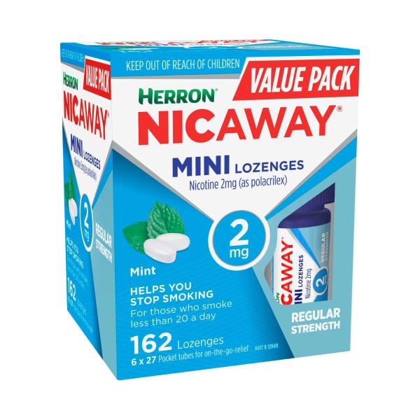 HERRON NICAWAY MINI LOZENGES 2MG 162PK