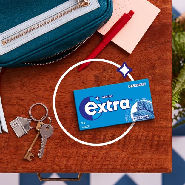 Wrigley's Extra Peppermint Chewing Gum - 14 Piece