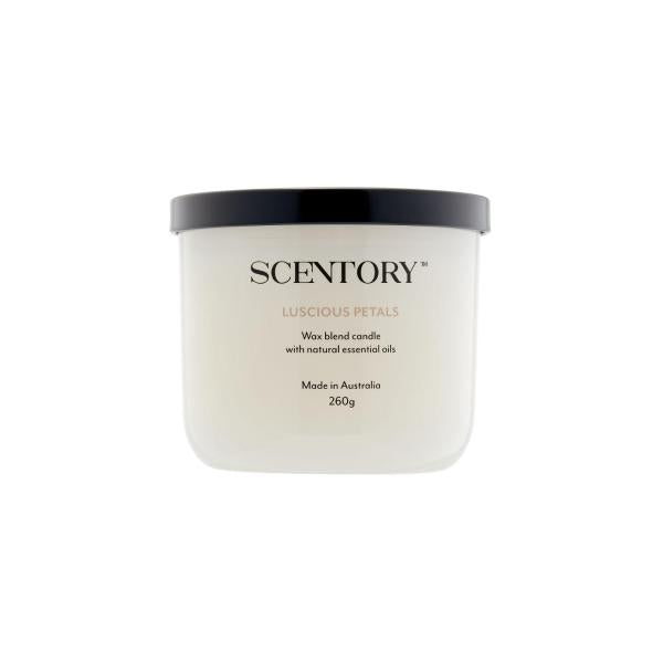 SCENTORY SOY BLEND DOUBLE WICKED CANDLE LUSCIOUS PETALS 1 PACK