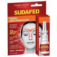 Sudafed Nasal Decongestant Spray 20mL