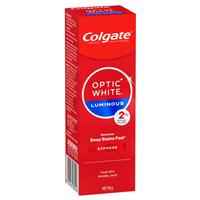 Colgate Toothpaste Optic White Luminous Express Teeth Whitening 85g