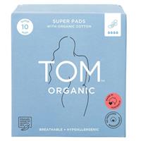 TOM Organic Ultra Thin Pads Super 10 Pack