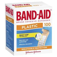 Band-Aid Plastic Strips 100 Pack - GimmeNow