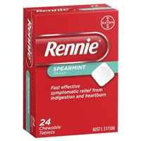 Rennie Spearmint 24 Tablets