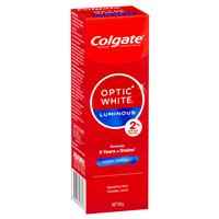 Colgate Toothpaste Optic White Luminous High Impact Teeth Whitening 85g