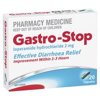 GastroStop Loperamide 2mg 20 Capsules