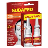 Sudafed Nasal Spray Pump Twin Pack - GimmeNow