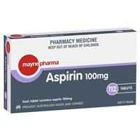 Mayne Aspirin 100mg 112 Tablets