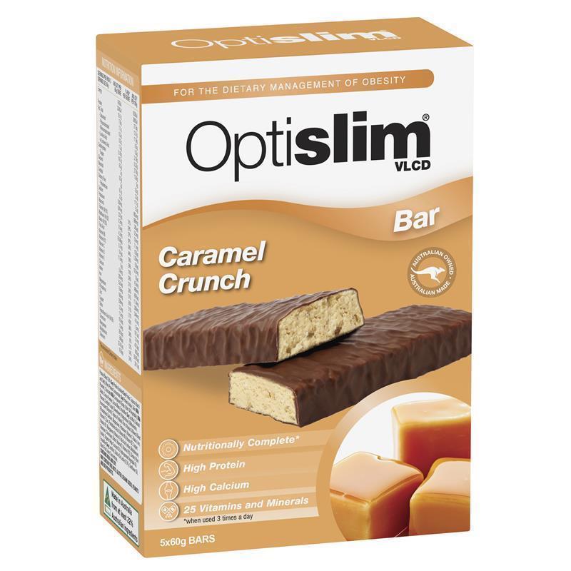 OptiSlim VLCD Bar Caramel Crunch 5 - GimmeNow