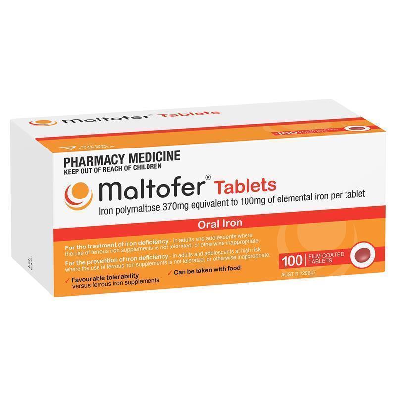 Maltofer Oral Iron 100mg 100 Tablets - GimmeNow