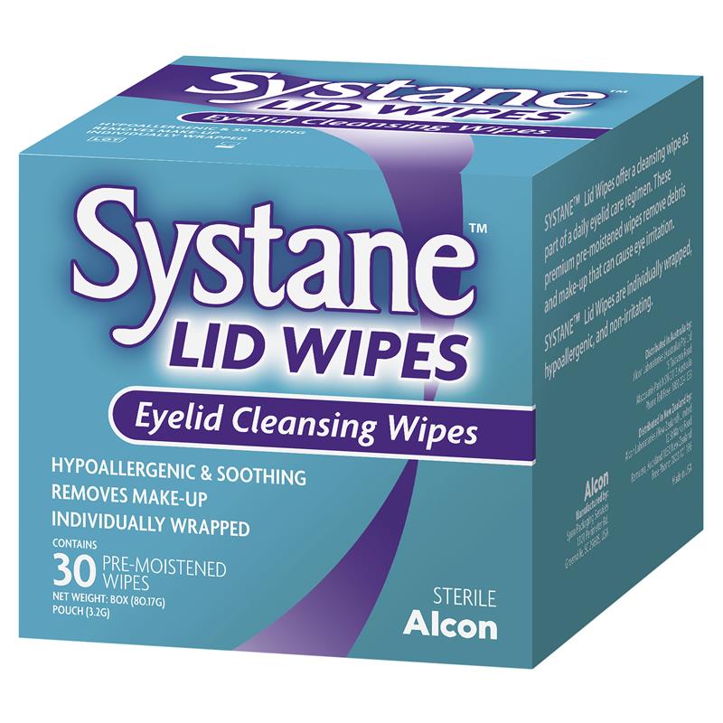 Systane Lid Wipes 30 Pack - GimmeNow