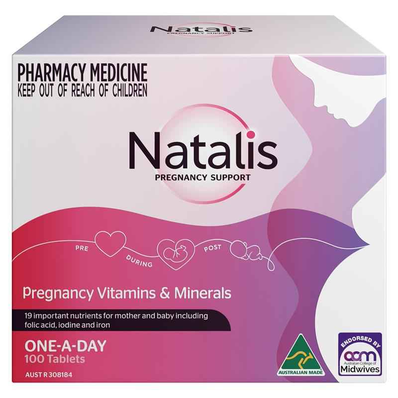 Natalis Pregnancy Support 100 Tablets