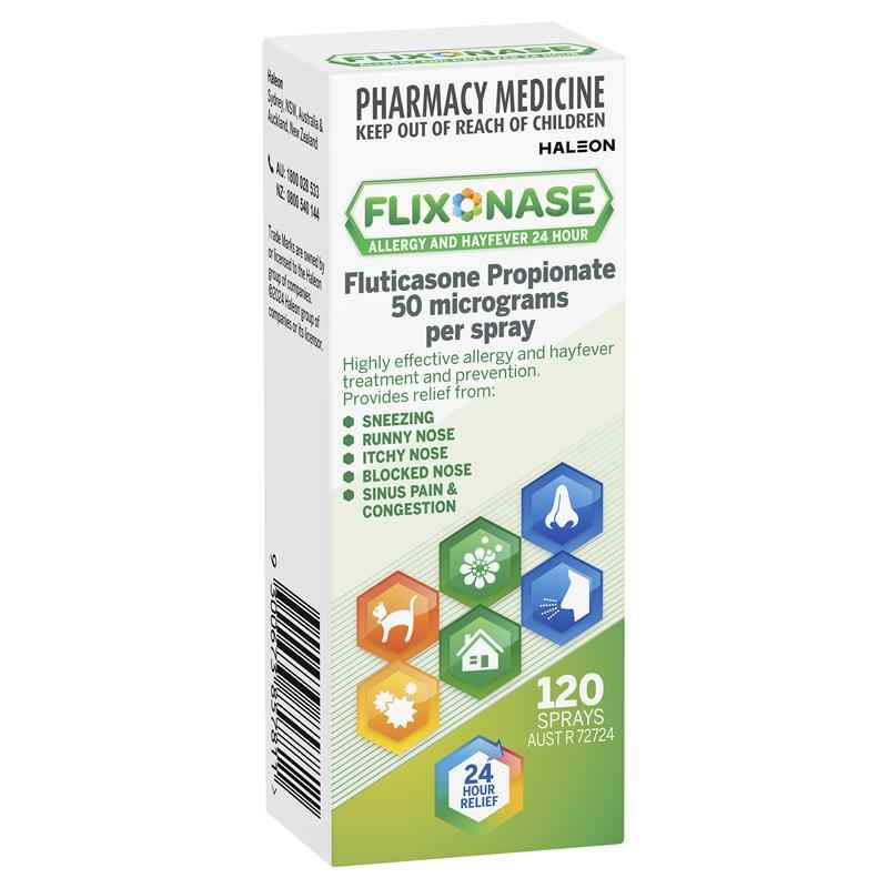 Flixonase Allergy and Hayfever 24 Hour Nasal Spray 120 Doses