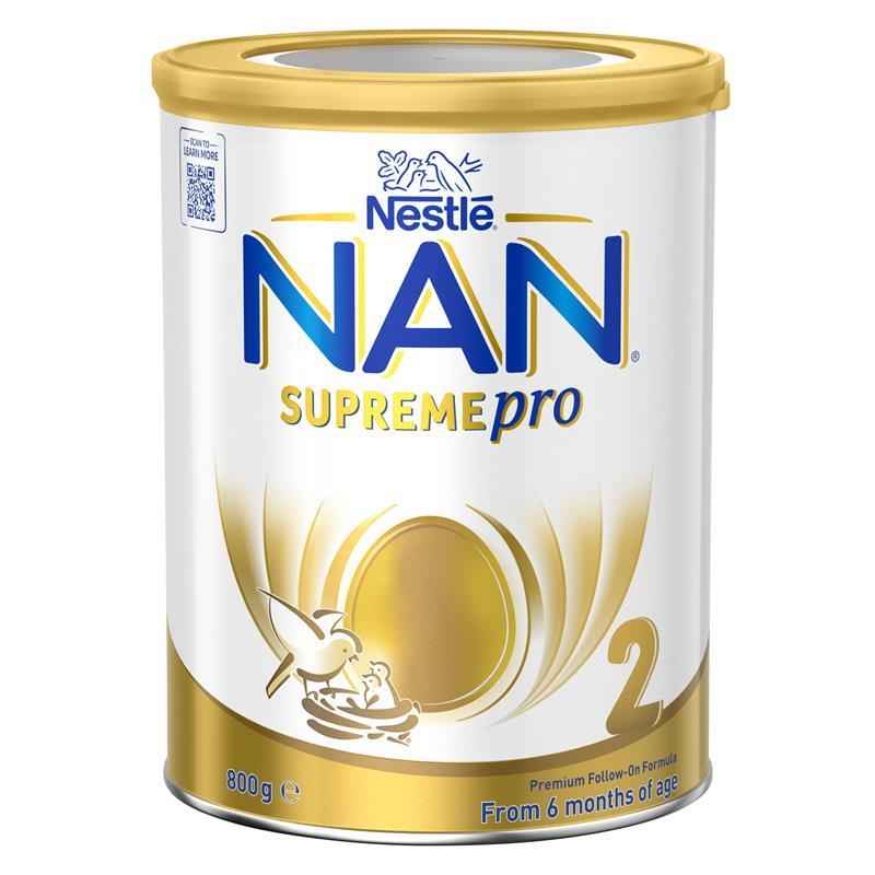 Nestle NAN SUPREMEpro 2 Premium Baby Follow-on Formula Powder, From 6 to 12 Months – 800g