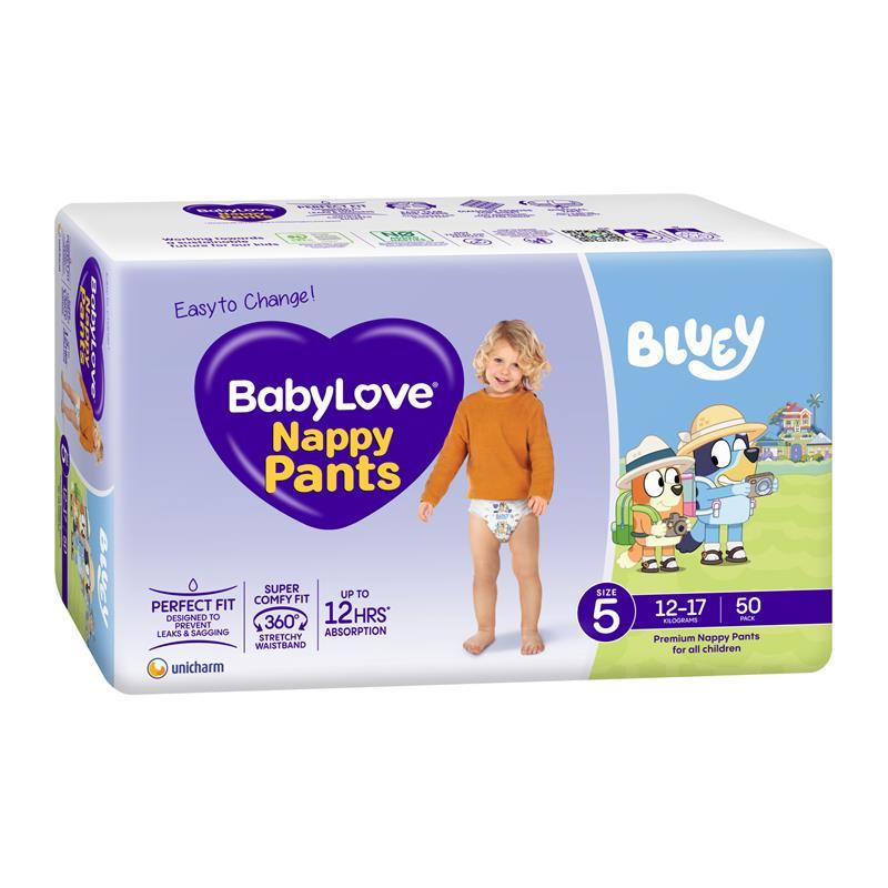 BabyLove Nappy Pants Size 5 (12-17kg) 50 Pack - GimmeNow