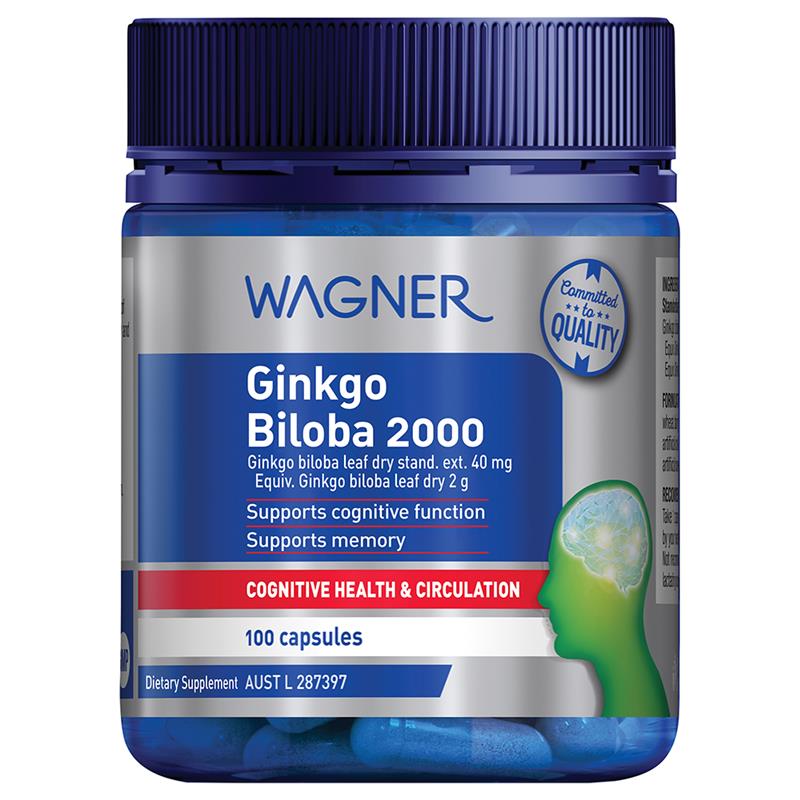 Wagner Ginkgo Biloba 2000 100 Capsules