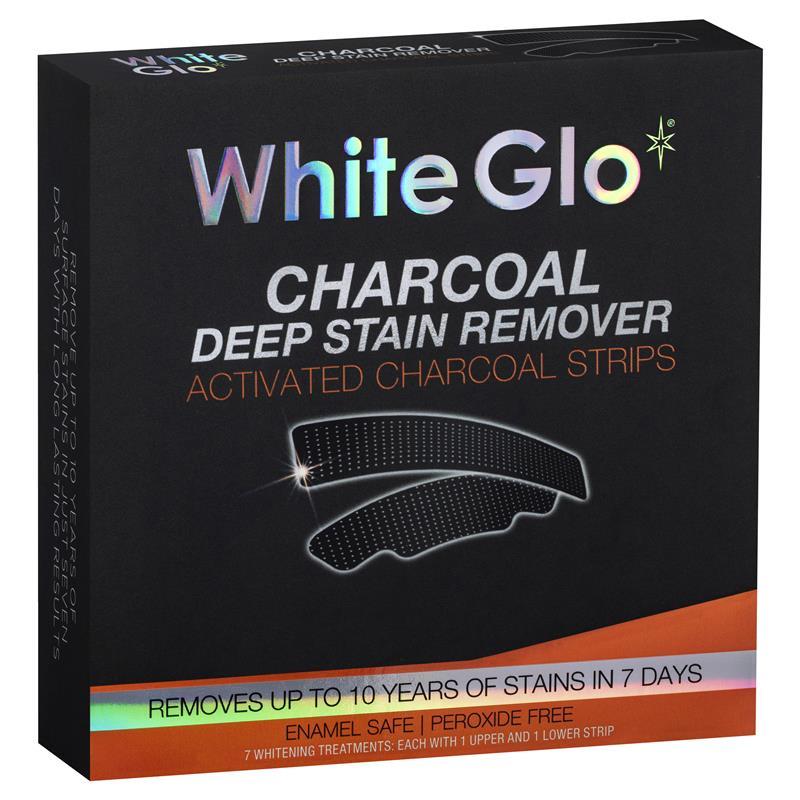 White Glo Charcoal Deep Stain Remover Strips 7 Pack - GimmeNow