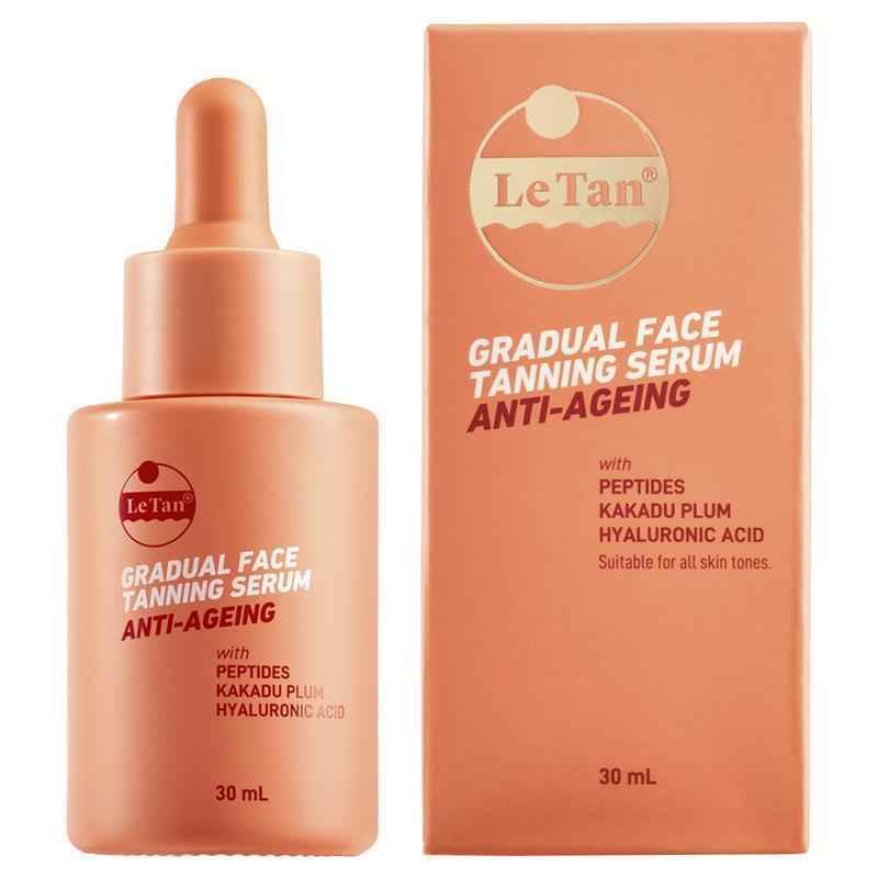 Le Tan Gradual Face Tanning Serum Anti Aging 30ml