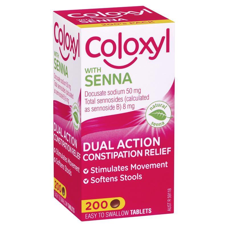 Coloxyl With Senna Tablets 200 - GimmeNow